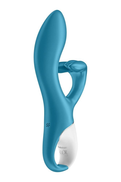 купить Вибратор кролик с тройным отростком Satisfyer Embrace me Turquoise, 2 мотора, диаметр 3,6 см
