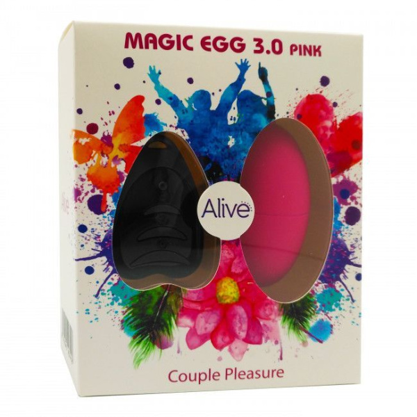 купити Віброяйце Alive Magic Egg 3.0 Pink із пультом ДУ