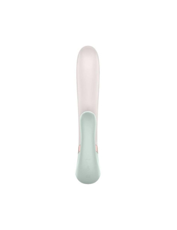 фото Смарт вибратор-кролик с подогревом Satisfyer Heat Wave Mint  || фото Смарт вібратор-кролик із підігрівом Satisfyer Heat Wave Mint 