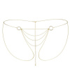 фото Цепочка-трусики Bijoux Indiscrets Magnifique Bikini Chain – Gold, украшение для тела  || фото Ланцюжок-трусики Bijoux Indiscrets Magnifique Bikini Chain – Gold, прикраса для тіла 