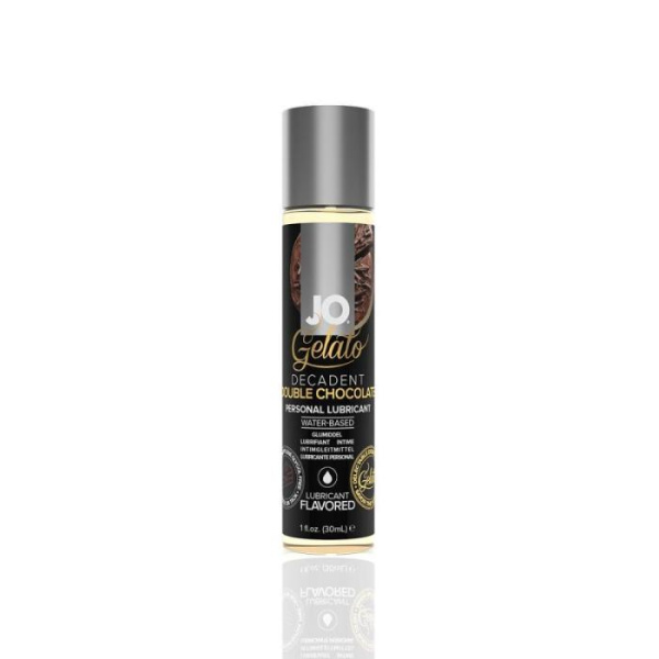 купить Смазка на водной основе System JO GELATO Double Chocolate (30 мл) без сахара, парабенов и гликоля