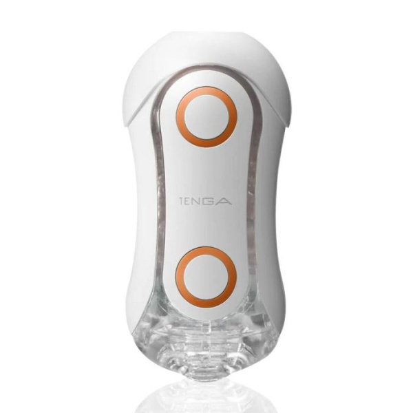 купити Мастурбатор Tenga FLIP ORB — Orange Crash, з можливістю зміни тиску та стимулювальними кульками всер