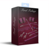 фото Набор Feral Feelings BDSM Kit 7 Burgundy, наручники, поножи, коннектор, маска, паддл, кляп, зажимы  || фото Набір Feral Feelings BDSM Kit 7 Burgundy, наручники, поножі, конектор, маска, паддл, кляп, затискачі 