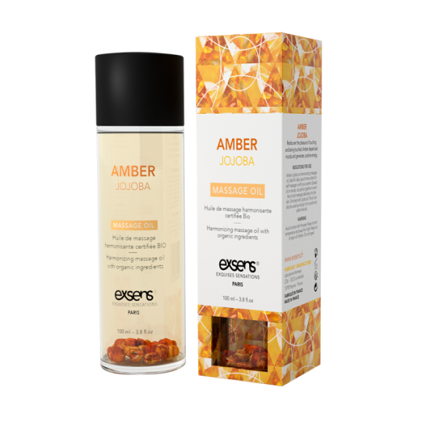 купить Массажное масло EXSENS Amber Jojoba (гармонизирующее с янтарем) 100мл, натуральное