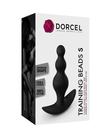 фото Анальная цепочка Dorcel TRAINING BEADS S  || фото Анальний ланцюжок Dorcel TRAINING BEADS S 