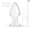 фото Стеклянная анальная пробка Gildo Glass Buttplug No. 25  || фото Скляна анальна пробка Gildo Glass Buttplug No. 25 