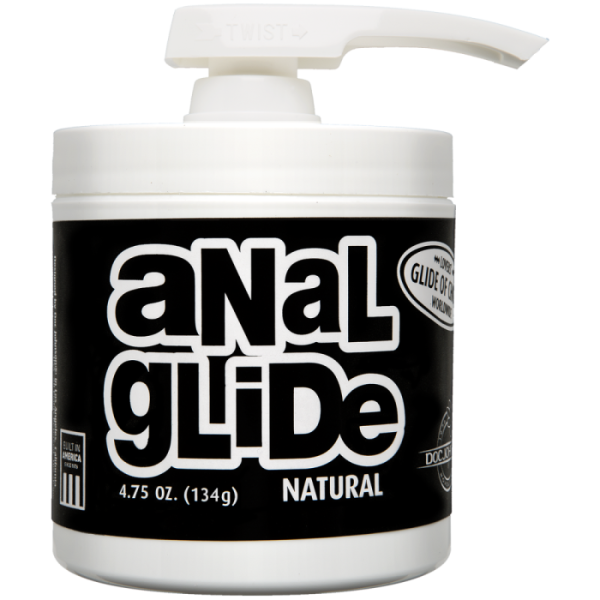 купить Анальная смазка на масляной основе Doc Johnson Anal Glide Natural (134 г) длительное скольжение