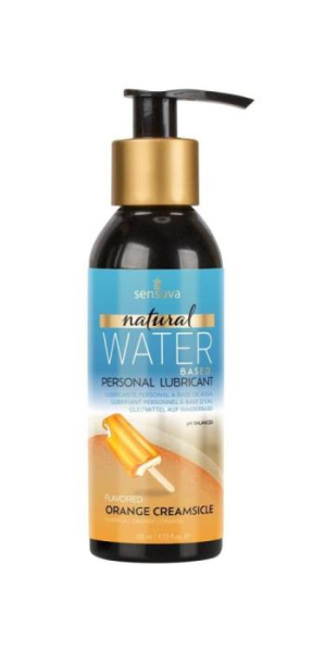 купить Смазка на водной основе Sensuva Natural Water-Based Orange Creamsicle 125мл без глицерина и парабена