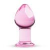 фото Розовая анальная пробка из стекла Gildo Pink Glass Buttplug No. 27