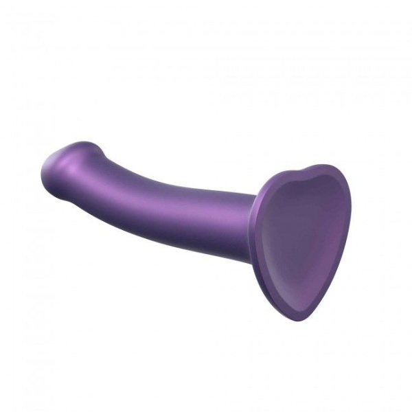 купить Насадка для страпона Strap-On-Me Mono Density Dildo Violet M, диам. 3,3см, однослойный силикон