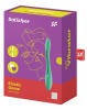 фото Универсальный гибкий вибратор для пар Satisfyer Elastic Game Light Green  || фото Універсальний гнучкий вібратор для пар Satisfyer Elastic Game Light Green 