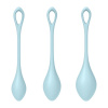фото Набор йони бусин Satisfyer Yoni Power 2 Light Blue, диаметр 2-2,5-3см, вес 22-44-73гр  || фото Набір йоні намистин Satisfyer Yoni Power 2 Light Blue, диаметр 2-2,5-3см, вес 22-44-73гр 