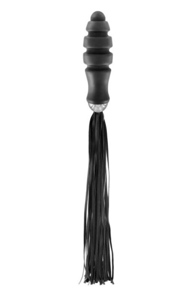 купить Флоггер с ручкой для проникновения Fetish Tentation Whip with Ogive Handle