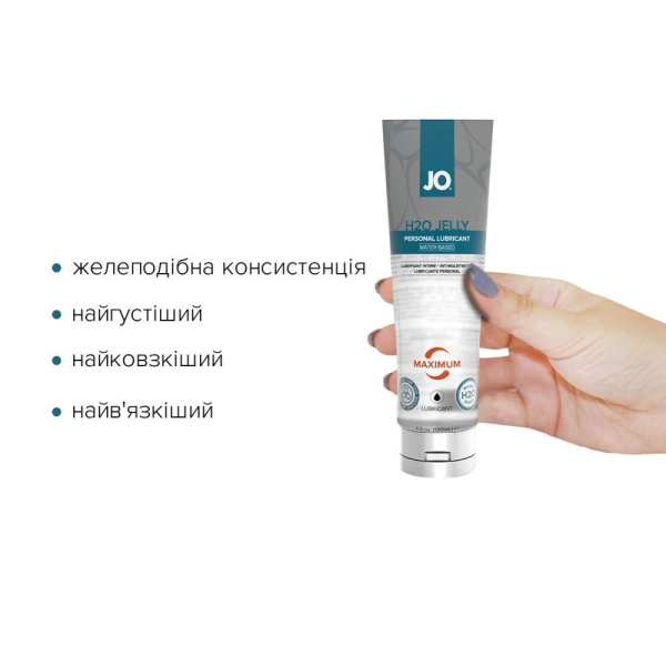 купить Густой лубрикант на водной основе System JO H2O JELLY - MAXIMUM (120 мл)