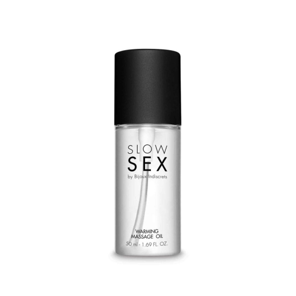 купить Разогревающее съедобное массажное масло Bijoux Indiscrets Slow Sex Warming massage oil