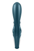 Смартвібратор-кролик Satisfyer Hug Me Bluegrey, 2 мотори, діаметр 4,2см, широка кліторальна частина