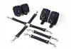 фото Набор Feral Feelings BDSM Kit 3 Black, наручники, поножи, коннектор