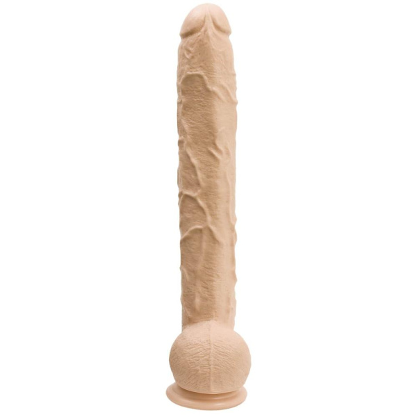 купить Фаллоимитатор Doc Johnson Dick Rambone Cock White (в ПЭ пакете!), диаметр 6см, длина 42см, ПВХ
