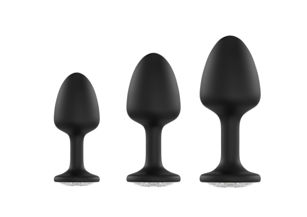 купить Анальная пробка Dorcel Geisha Plug Diamond M с шариком внутри, создает вибрации, макс. диаметр 3,2см