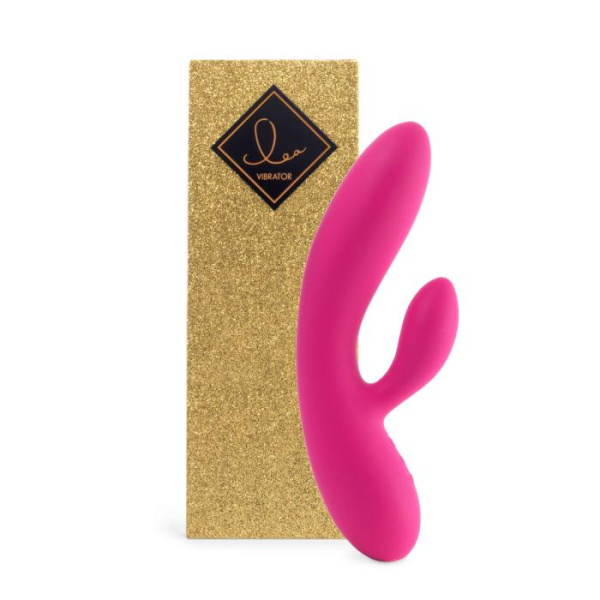 купити Гнучкий вібратор кролик з двома моторами FeelzToys Lea Rabbit Vibrator Rubine Red