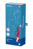 Вібратор-кролик із потрійним відростком Satisfyer Embrace me Berry, 2 мотори, діаметр 3,6 см
