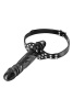 фото Кляп с двойным фаллоимитатором Fetish Tentation Double Penis Gag Black