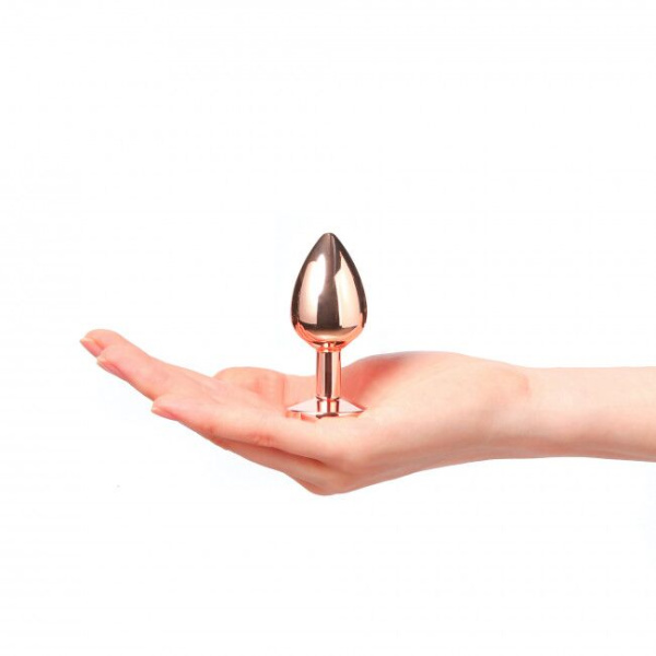 купить Металлическая анальная пробка с украшением в виде кристалла Dorcel - Diamond Plug S