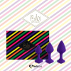 фото Набор силиконовых анальных пробок FeelzToys - Bibi Butt Plug Set 3 pcs Purple  || фото Набір силіконових анальних пробок FeelzToys - Bibi Butt Plug Set 3 pcs Purple 