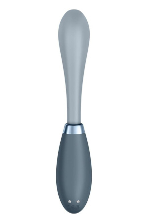 фото Вибратор Satisfyer G-Spot Flex 3 Grey, гибкий ствол с фиксацией положения  || фото Вібратор Satisfyer G-Spot Flex 3 Grey, гнучкий стовбур із фіксацією положення 