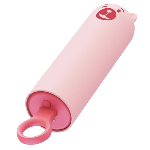 купити Вібратор CuteVibe Teddy Pink (Black Dildo), реалістичний вібратор під виглядом морозива