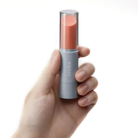 фото Вибратор-помада IROHA STICK Grey, плавное увеличение мощности  || фото Вібратор-помада IROHA STICK Grey 