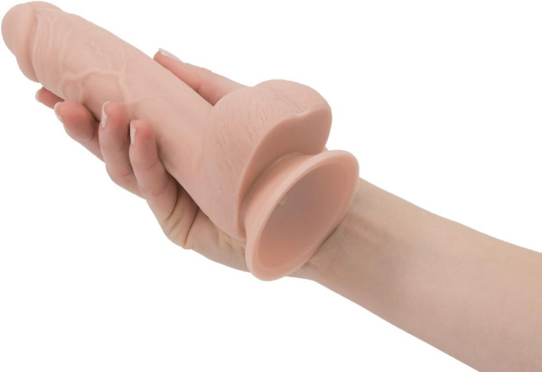 купить Реалистичный фаллоимитатор на присоске ADDICTION — Mark 7,5″ Dildo With Balls, Beige