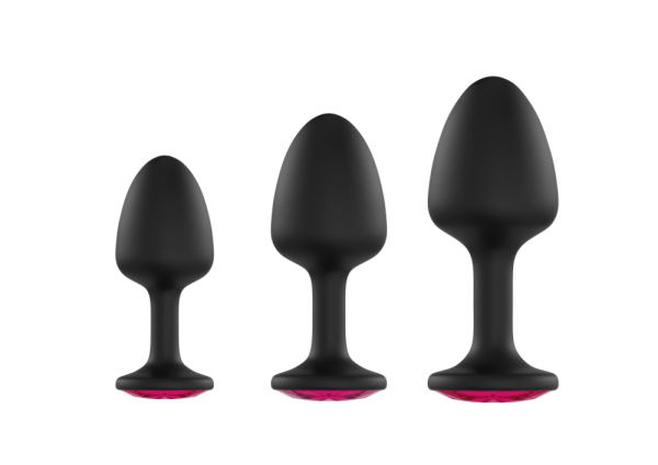 купить Анальная пробка Dorcel Geisha Plug Ruby XL с шариком внутри, создает вибрации, макс диаметр 4,5см