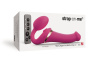 фото Безремневой вибрострапон с вакуумной стимуляцией Strap-On-Me MULTI ORGASM Fuchsia M, регулируемый  || фото Безремінний вібрострапон з вакуумною стимуляцією Strap-On-Me MULTI ORGASM Fuchsia M, регульований 