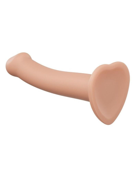 купить Насадка для страпона Strap-On-Me Dual Density Dildo Flesh XL, диаметр 4,5см, двухслойная, гибкая