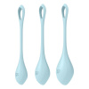 фото Набор йони бусин Satisfyer Yoni Power 2 Light Blue, диаметр 2-2,5-3см, вес 22-44-73гр