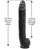 фото Фаллоимитатор Doc Johnson Dick Rambone Cock Black, диаметр 6см, длина 42см, ПВХ  || фото Фалоімітатор Doc Johnson Dick Rambone Cock Black, діаметр 6 см, довжина 42 см, ПВХ 