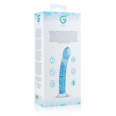 фото Стеклянный дилдо Gildo Glass Dildo No. 5  || фото Скляний дилдо Gildo Glass Dildo No. 5 