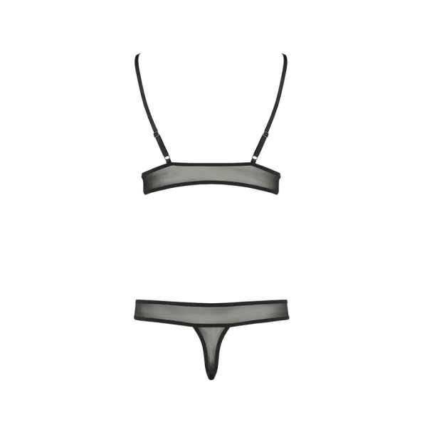 купить Комплект белья ERZA SET black XXL/XXXL - Passion: лиф и трусики