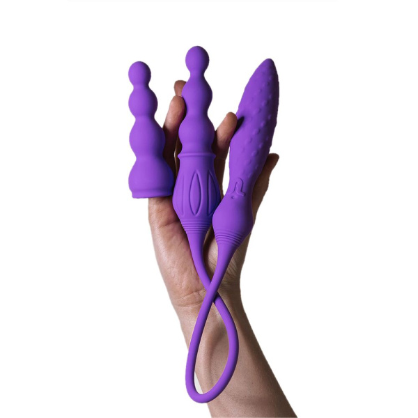 купить Вибратор двусторонний Adrien Lastic AD-2X с пультом LRS