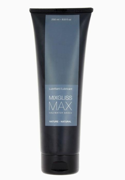 купити Анальна гель-змазка MixGliss MAX NATURE (250 мл) на водній основі з екстрактом алое