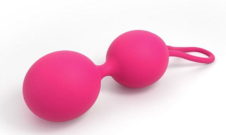 фото Вагинальные шарики Dorcel Dual Balls Magenta, диаметр 3,6см, вес 55гр  || фото Вагінальні кульки Dorcel Dual Balls Magenta, діаметр 3,6см, вага 55гр 