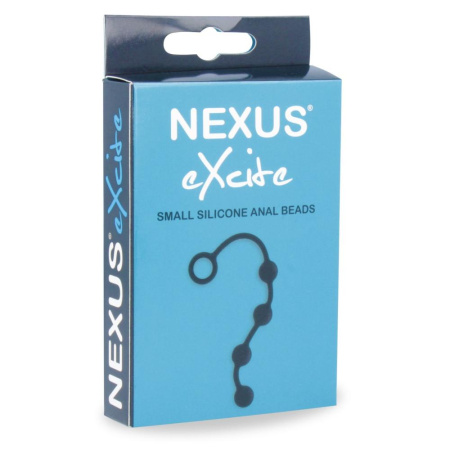 фото Анальные шарики Nexus Excite Small Anal Beads, силикон, макс. диаметр 2см  || фото Анальні кульки Nexus Excite Small Anal Beads, силікон, макс. діаметр 2 см 