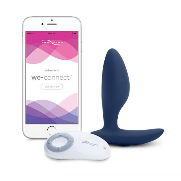 купить Анальная смарт-вибропробка We-Vibe Ditto Moonlight Blue с пультом ДУ