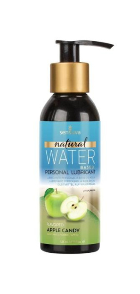купить Смазка на водной основе Sensuva Natural Water-Based Apple Candy (125мл) без глицерина и парабенов
