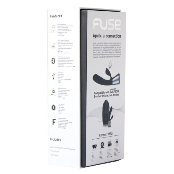 купить Интерактивный вибратор-кролик Ohmibod Fuse for Kiiroo Black
