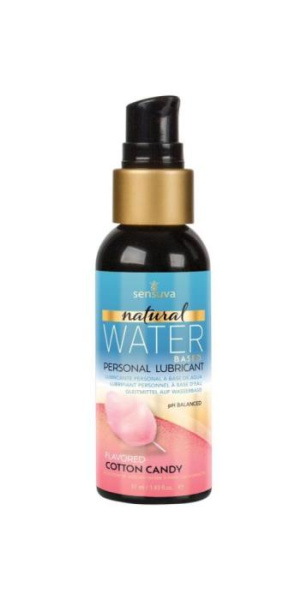 купить Смазка на водной основе Sensuva Natural Water-Based Cotton Candy (57мл) без глицерина и парабенов