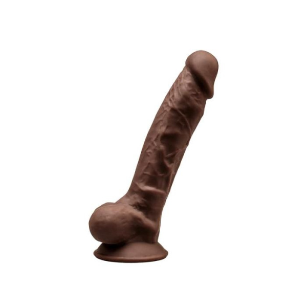 купить Фаллоимитатор SilexD Johnny Brown (MODEL 1 size 7in), двухслойный, силикон+Silexpan, диаметр 3,8см