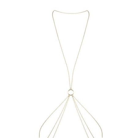 фото Цепочка для тела Bijoux Indiscrets Magnifique 8 Body Chain - Gold, украшение для тела  || фото Ланцюжок для тіла Bijoux Indiscrets Magnifique 8 Body Chain - Gold, прикраса для тіла 