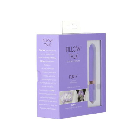 фото Роскошный вибратор Pillow Talk Flirty Purple Special Edition, Сваровски, повязка на глаза+игра  || фото Розкішний вібратор Pillow Talk Flirty Purple Special Edition, Сваровскі, пов’язка на очі+гра 